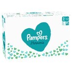 PAMPERS HARMONIE BABY DIAPERS V.3 6-10KG 186KS 1×186 Stück, Windeln Größe 3