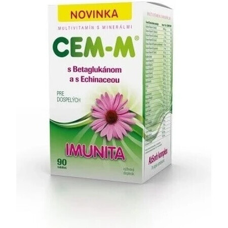 CEM-M for Adults Immunity 1×90 tbl, Multivitamin mit Mineralien