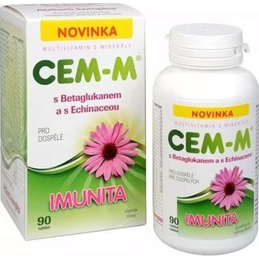 CEM-M for Adults Immunity 1×90 tbl, Multivitamin mit Mineralien