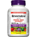 WEBBER NATURALS Resveratrol 200 mg 1×90 cps, Nahrungsergänzungsmittel