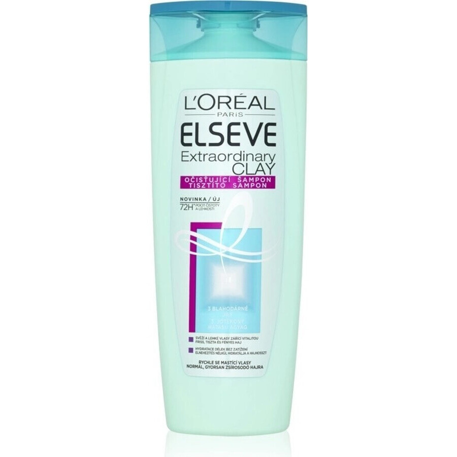 ELSÉVE Außergewöhnliche Tonerde 1×250 ml, Shampoo