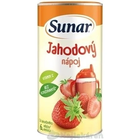 Boisson soluble à la fraise Sunar 1×200 g