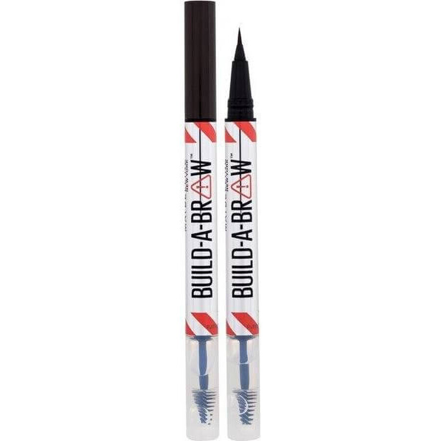 Maybelline New York Build A Brow 260 Deep Brown 1×1 Brow Marker und Gel 1×1, Brow Marker und Gel