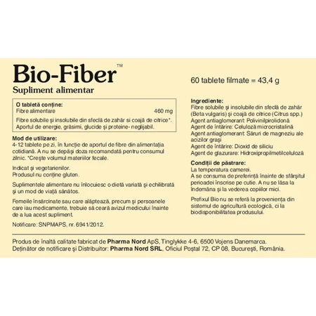 Bio-Fibra, 60 compresse, Pharma Nord