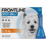 FRONTLINE spot-on pentru DOG S 3 x 0.67 ml 3x0.67 ml, soluție pentru câini