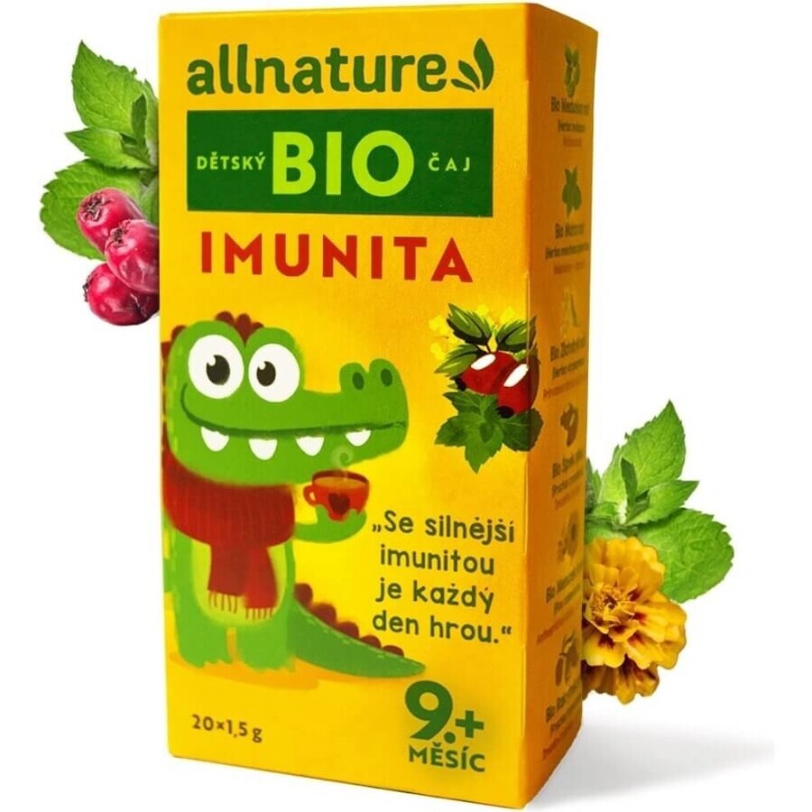 Allnature Organic Children's Tea Immunity 20×1,5 g, children's tea