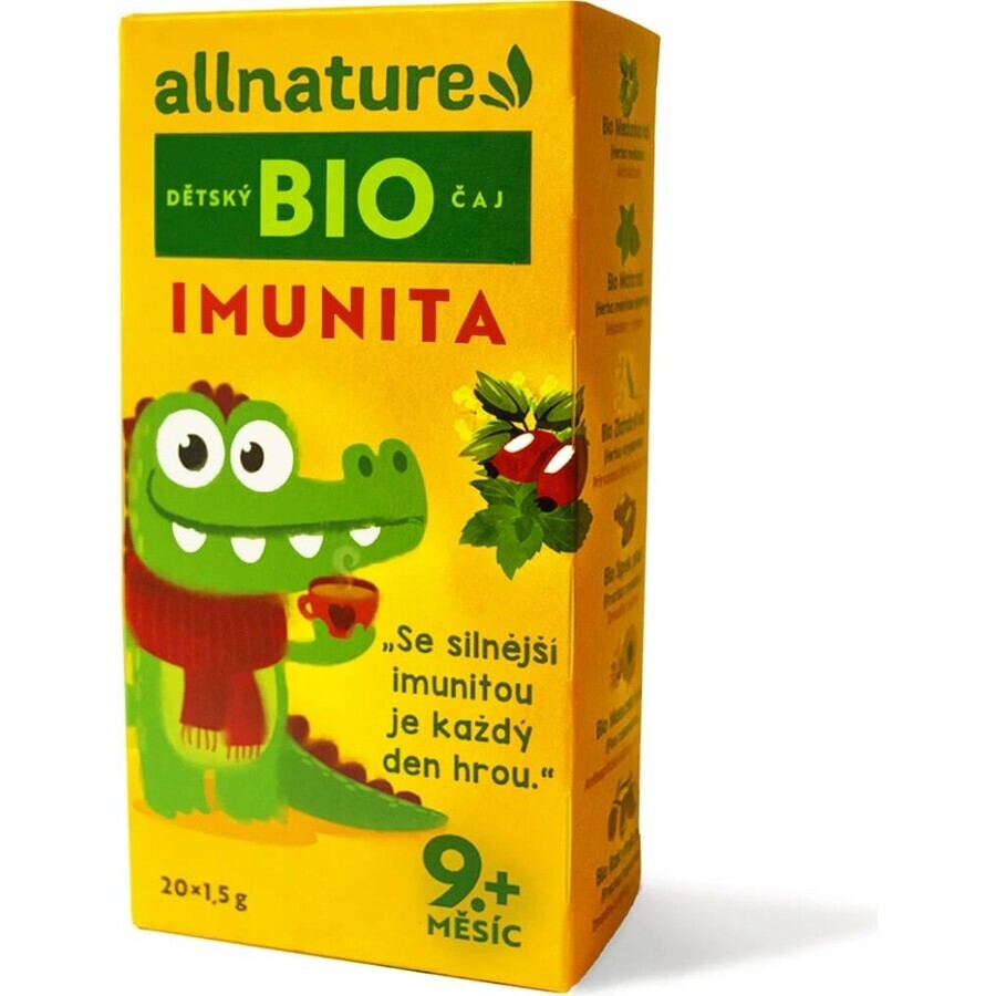 Allnature Organic Children's Tea Immunity 20×1,5 g, children's tea