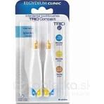 ELGYDIUM CLINIC Trio COMPACT - TRIO 2 scovolini interdentali in supporto (2x blu 1,9 mm+2x blu 2,5-2,2 mm+2x giallo 2,5-2,2 mm+2x arancione 3,5-2,7 mm) 6 pz, set 1x1