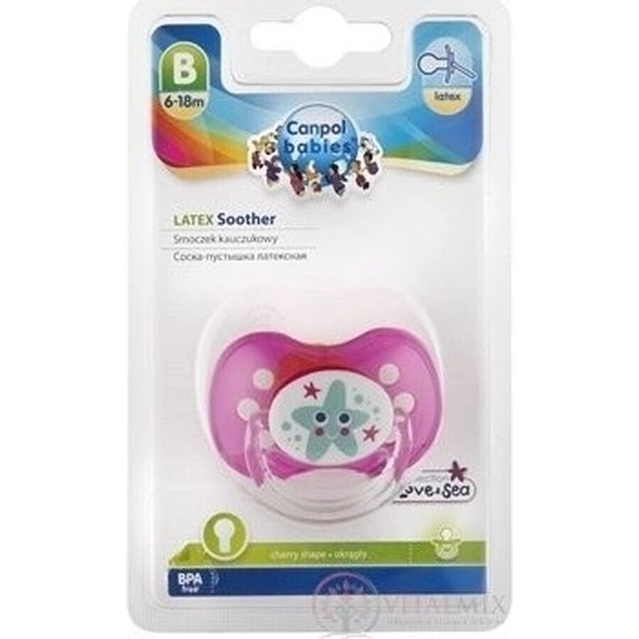 Canpol Babies Soothing Nature Soother 1×1 pc, pacifier