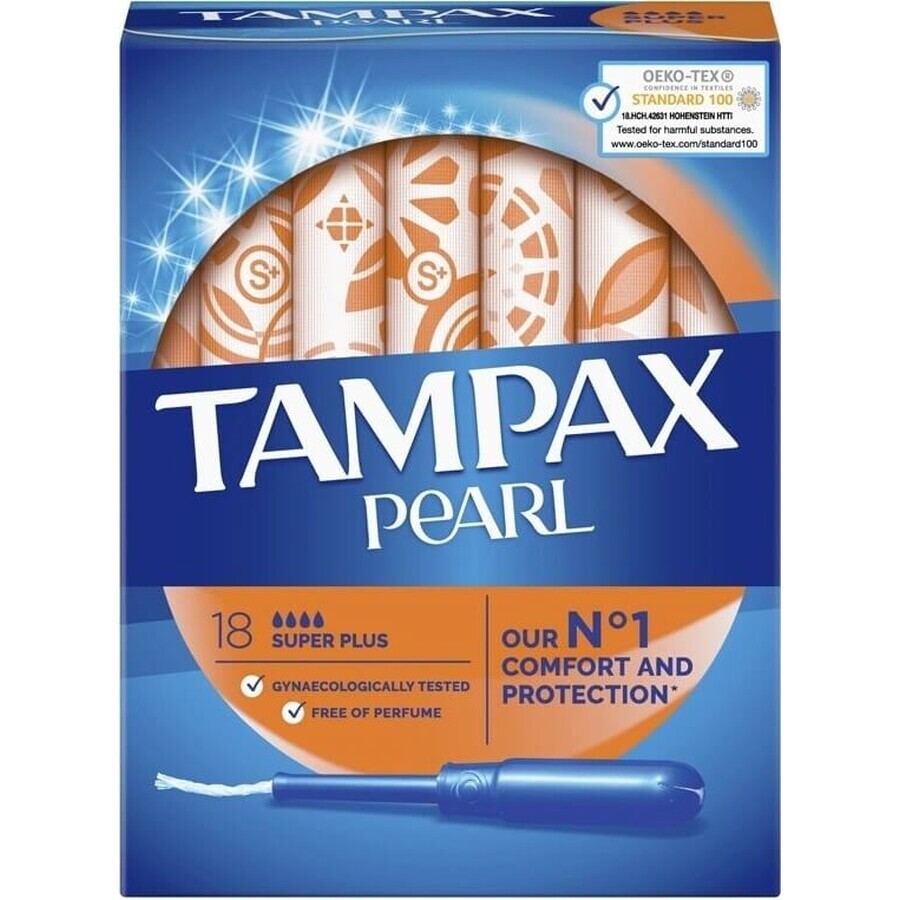 Tampax NON-PLASTIC Super Plus 18 pcs 1×18 pcs, tampons