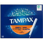 Tampax NON-PLASTIC Super Plus 18 pcs 1×18 pcs, tampons