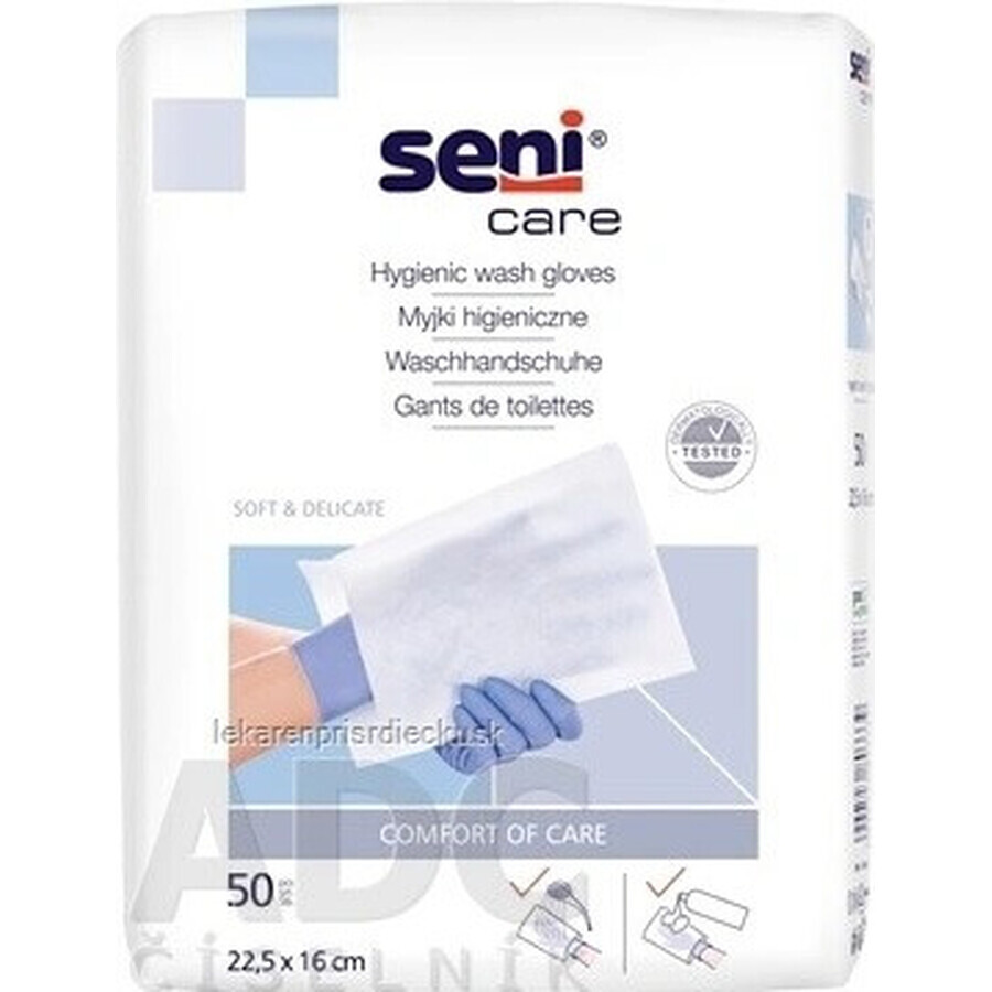 Seni Care Șervețel igienic fără folie, nelaminat 1x50 buc