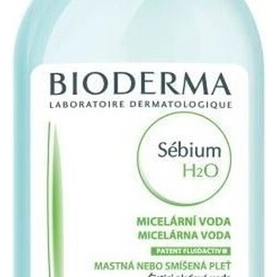 BIODERMA Sébium H2O mizellares Wasser für fettige Haut und Akne 1×500 ml, mizellares Wasser