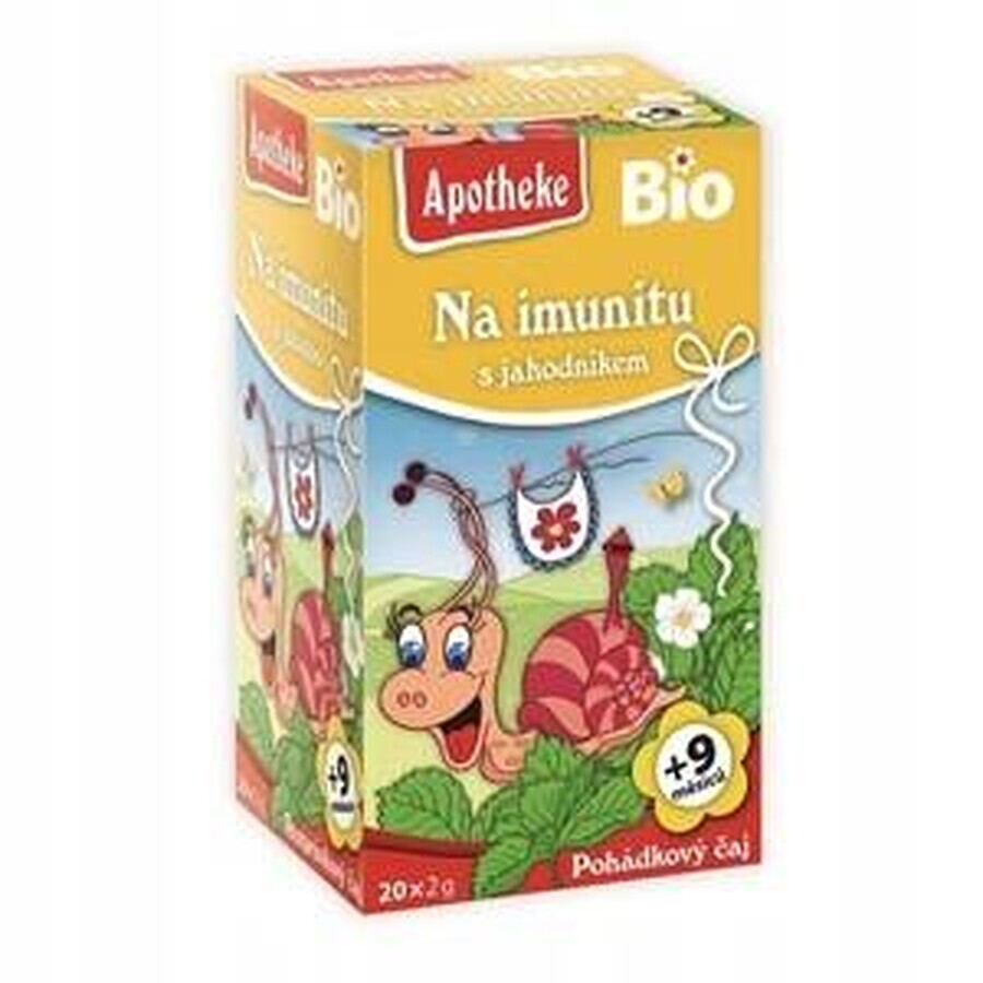 APOTHEKE TALK Für Immunität mit Erdbeeren Bio 20×1,5 g, Kräutertee, ab Ende des 9.