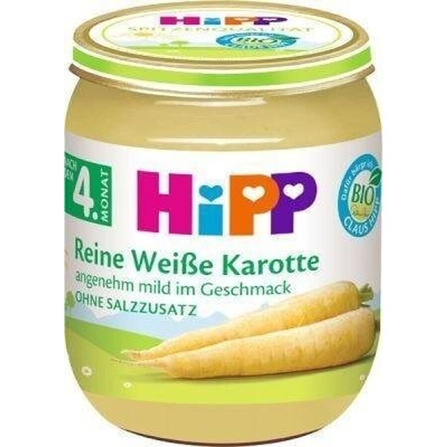 HiPP BIO Weiße Möhren 1×125 g, Gemüsevorspeise