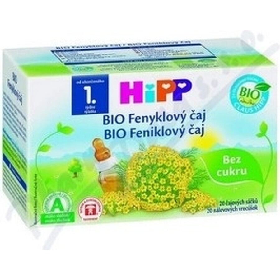 HiPP BIO Fennel tea 20×1,5 g, fennel tea