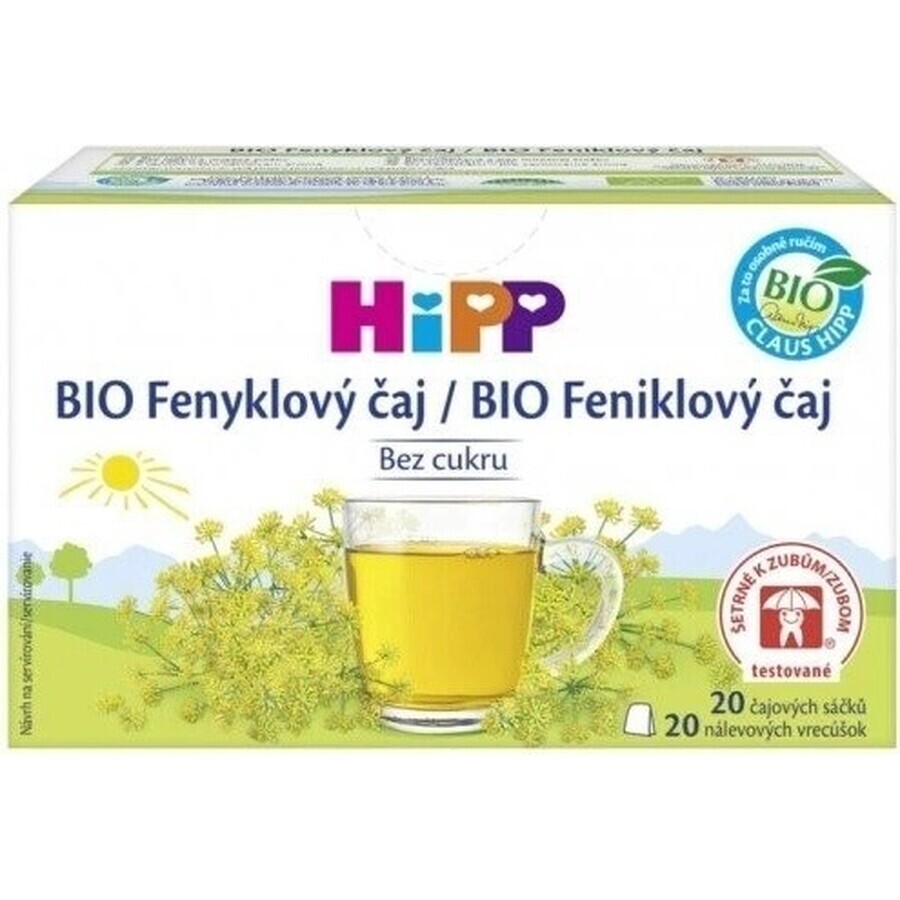 HiPP BIO Fennel tea 20×1,5 g, fennel tea