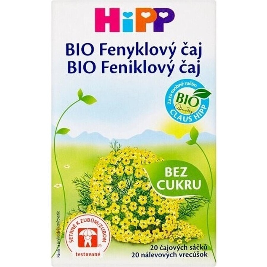 HiPP BIO Fennel tea 20×1,5 g, fennel tea