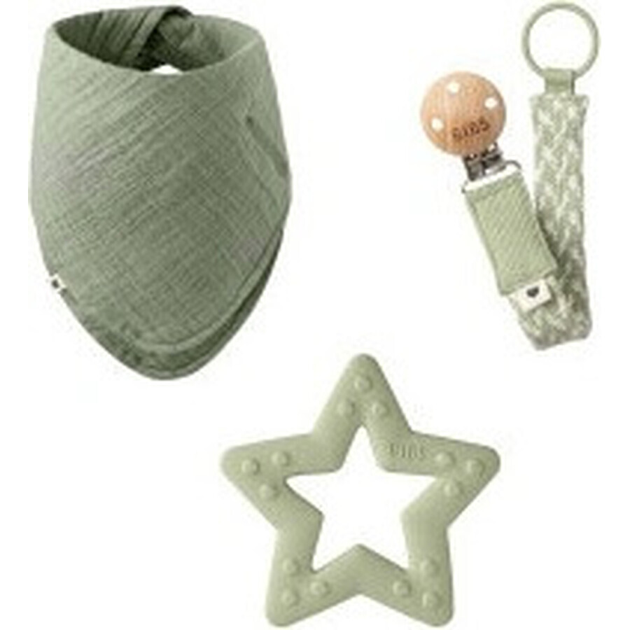 Kleine BIBS geschenkset, Sage 1×1set