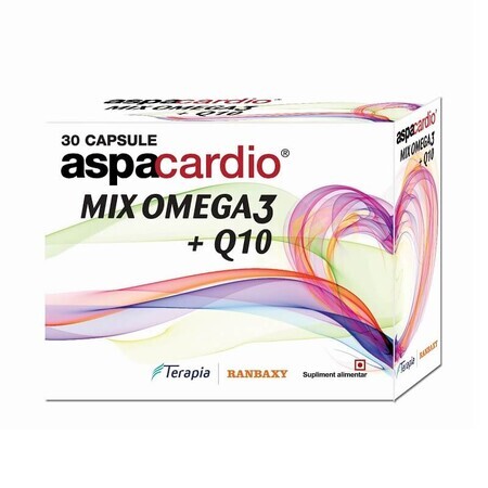 Aspacardio Mix Omega3 + Q10, 30 Kapseln, Therapie