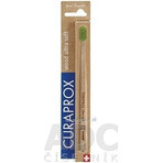 Curaprox CS wood - cepillo de dientes de madera 1×1 ud, cepillo de dientes de madera