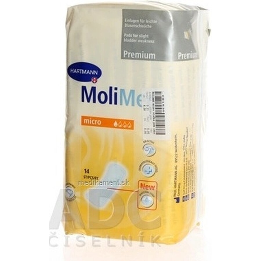 Hartmann MoliCare Premium Lady Einlage 1,5 Tropfen 1×14 Stück, Inkontinenzeinlagen