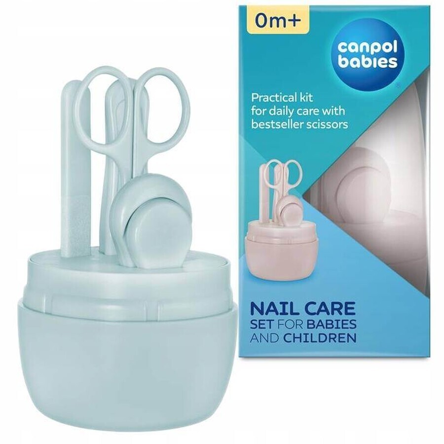 Canpol Babys Baby-Nagelpflegeset / blau 1×1St., Nagelset