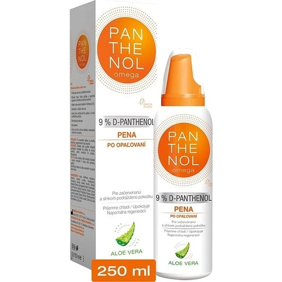 PANTHENOL Omega 9% ALOE VERA 1×150 ml, Schaum