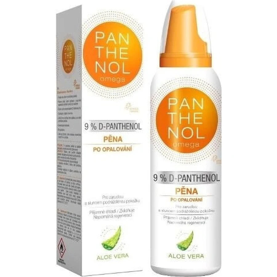 PANTHENOL Omega 9% ALOE VERA 1×150 ml, Schaum