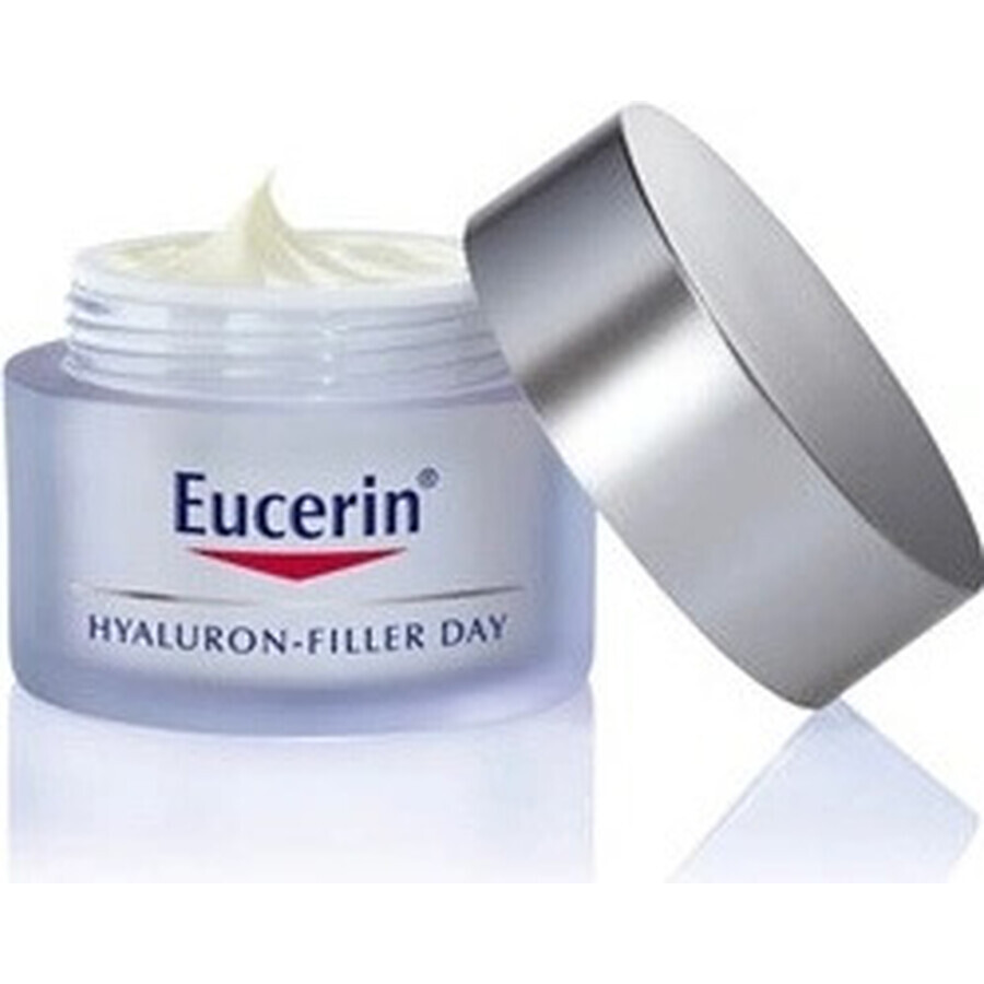 Eucerin HYALURON-FILLER crème de jour anti-rides 1×50 ml, crème pour peau sèche