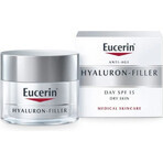 Eucerin HYALURON-FILLER crème de jour anti-rides 1×50 ml, crème pour peau sèche