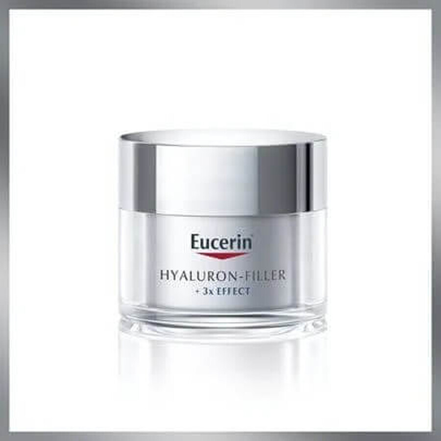 Eucerin HYALURON-FILLER crème de jour anti-rides 1×50 ml, crème pour peau sèche