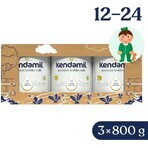 Kendamil Premium 3 HMO+, Kreativ-Geschenkpackung 3×800 g, Milch für Kleinkinder