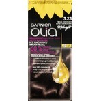 Garnier Olia Permanente Haarfarbe 3.23 Dark Chocolate 1×1 Set, permanente Haarfarbe