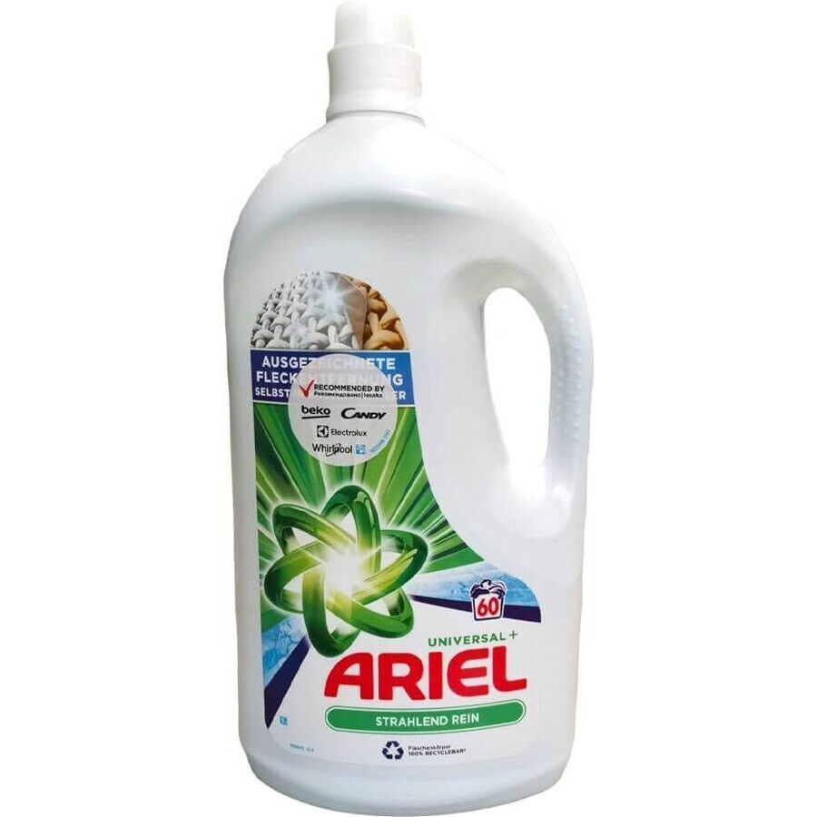 ARIEL GEL 3L / 60PD BRILLIANT CLEAN UNIVERSAL+ 1×3000 ml, Waschgel