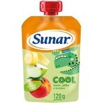 Sunar COOL Fruit Pfirsich, Banane, Apfel 1×120 g, Pfirsich, Banane, Apfel, 12m+