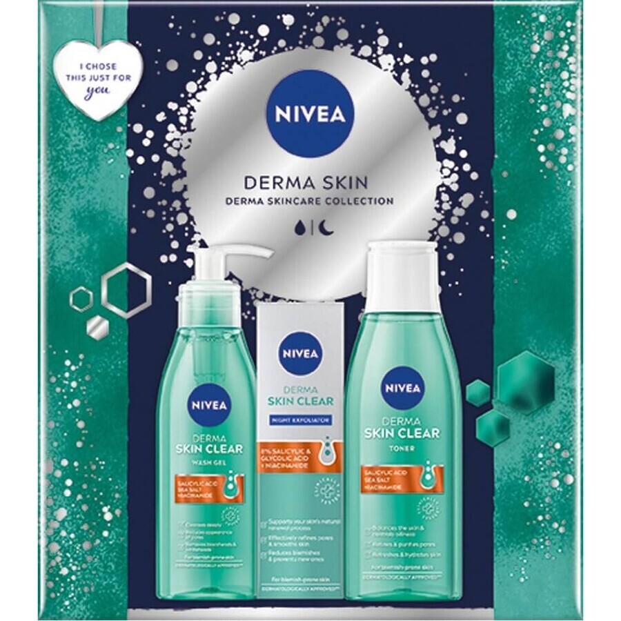 NIVEA BOX FACE DERMA 1×1 Stück, Geschenkpackung