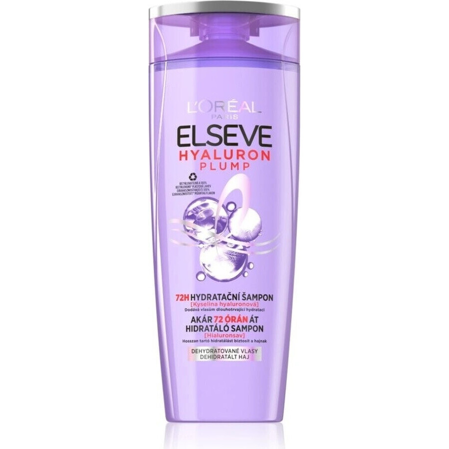 L'Oréal Paris L'Oréal Paris Elseve Elseve Hyaluron Plump 72H moisturizing shampoo with hyaluronic acid 1×250 ml, moisturizing shampoo