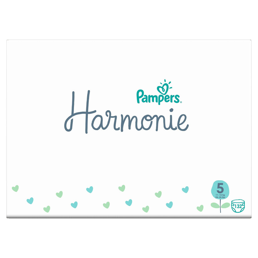 Pampers Harmonie MSB S5 132 Stück (11-16kg) 1×132 Stück