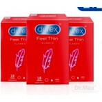 DUREX Feel Thin Extra Lubricated Packung 1×54 Stück, Kondome