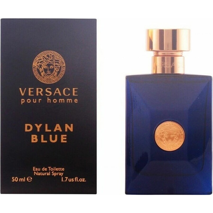 VERSACE POUR HOMME DYLAN B Eau de Toilette 50ML 1×50 ml, Eau de Toilette