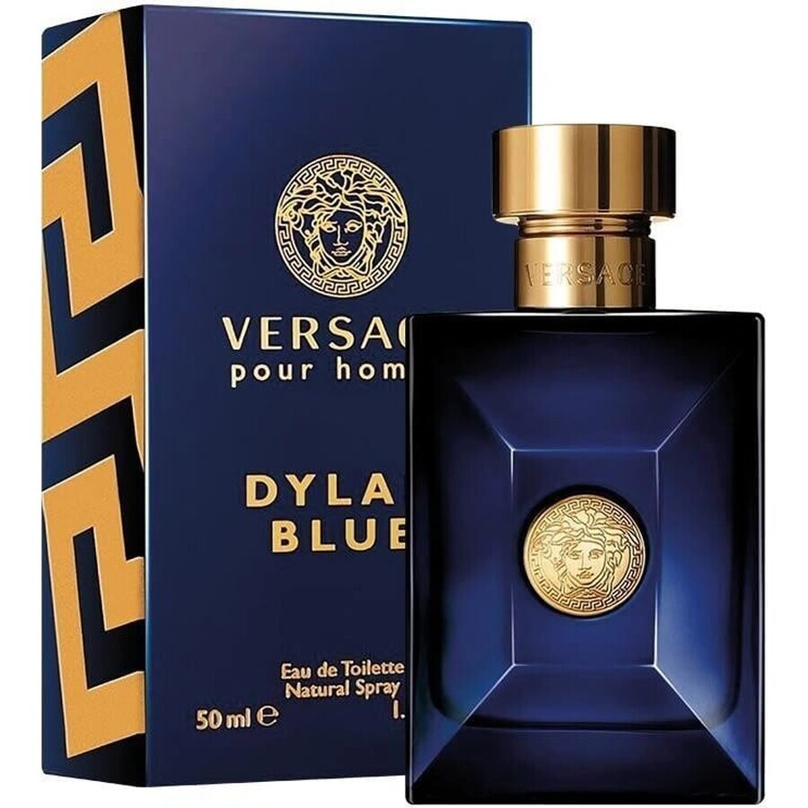 VERSACE POUR HOMME DYLAN B Eau de Toilette 50ML 1×50 ml, Eau de Toilette