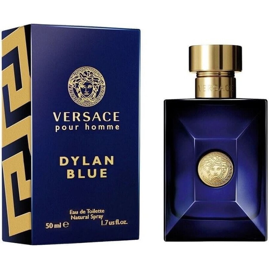 VERSACE POUR HOMME DYLAN B Eau de Toilette 50ML 1×50 ml, Eau de Toilette