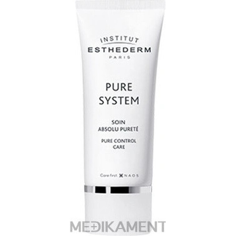 Institut Esthederm Institut Esthederm Pure Control Care Cream 50 ml 1×50 ml 1×50 ml, crème voor de vette huid