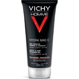 VICHY Homme MAG C Gel de duș hidratant revigorant pentru corp și păr 200 ml 1×200 ml, gel de duș