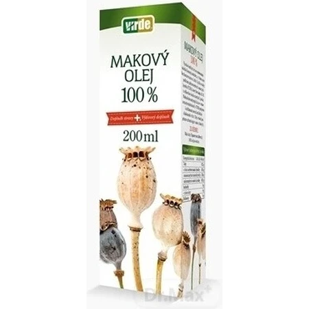 VIRDE Ulei de semințe de mac 100% 1×200 ml, supliment alimentar