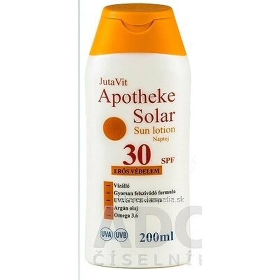 JutaVit Apotheke Apotheke Solar Sun Lotion 30 SPF Sonnenlotion 1x200 ml