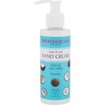 Dermacol Crema mani e unghie al cocco 1×150 ml, crema mani