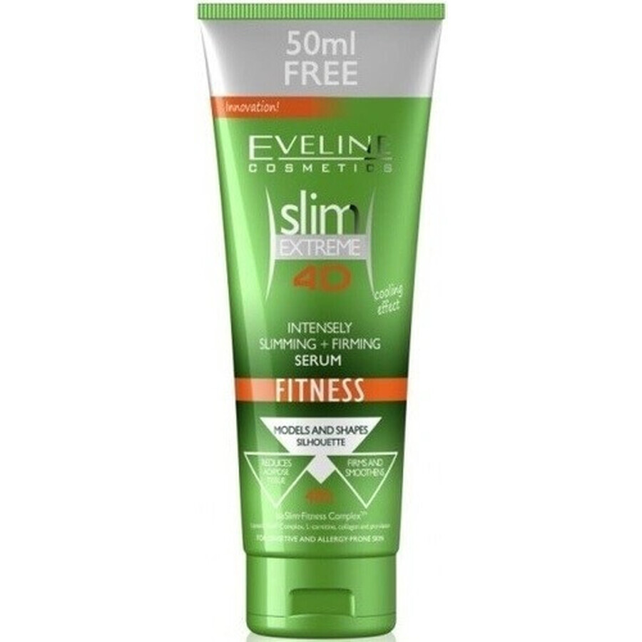 EVELINE SLIM 4D Fitness Intensives Schlankheits- und Straffheitsserum 250ml 1×250 ml, Serum