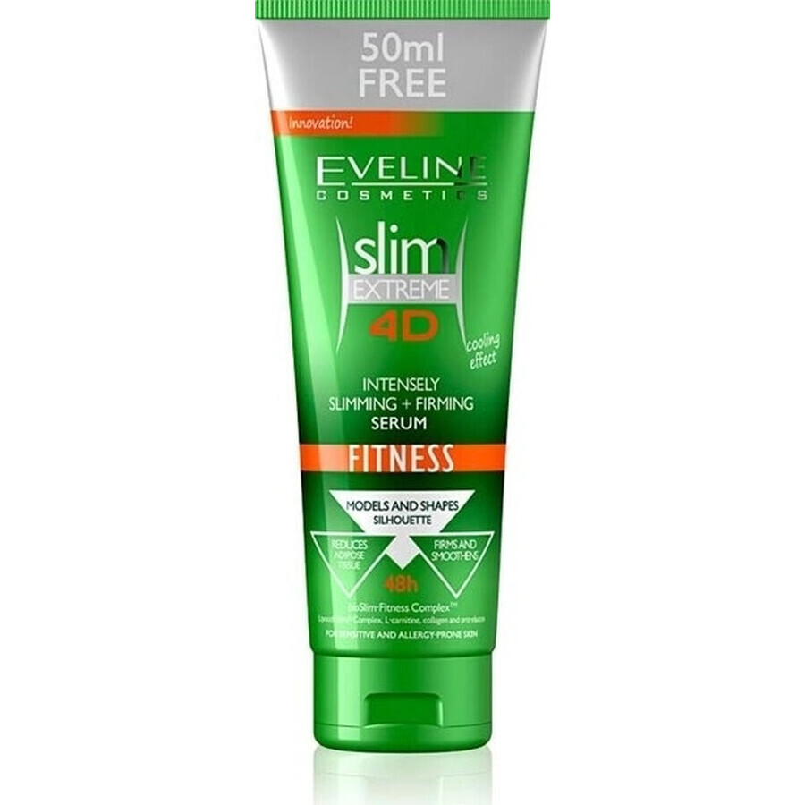 EVELINE SLIM 4D Fitness Intensives Schlankheits- und Straffheitsserum 250ml 1×250 ml, Serum